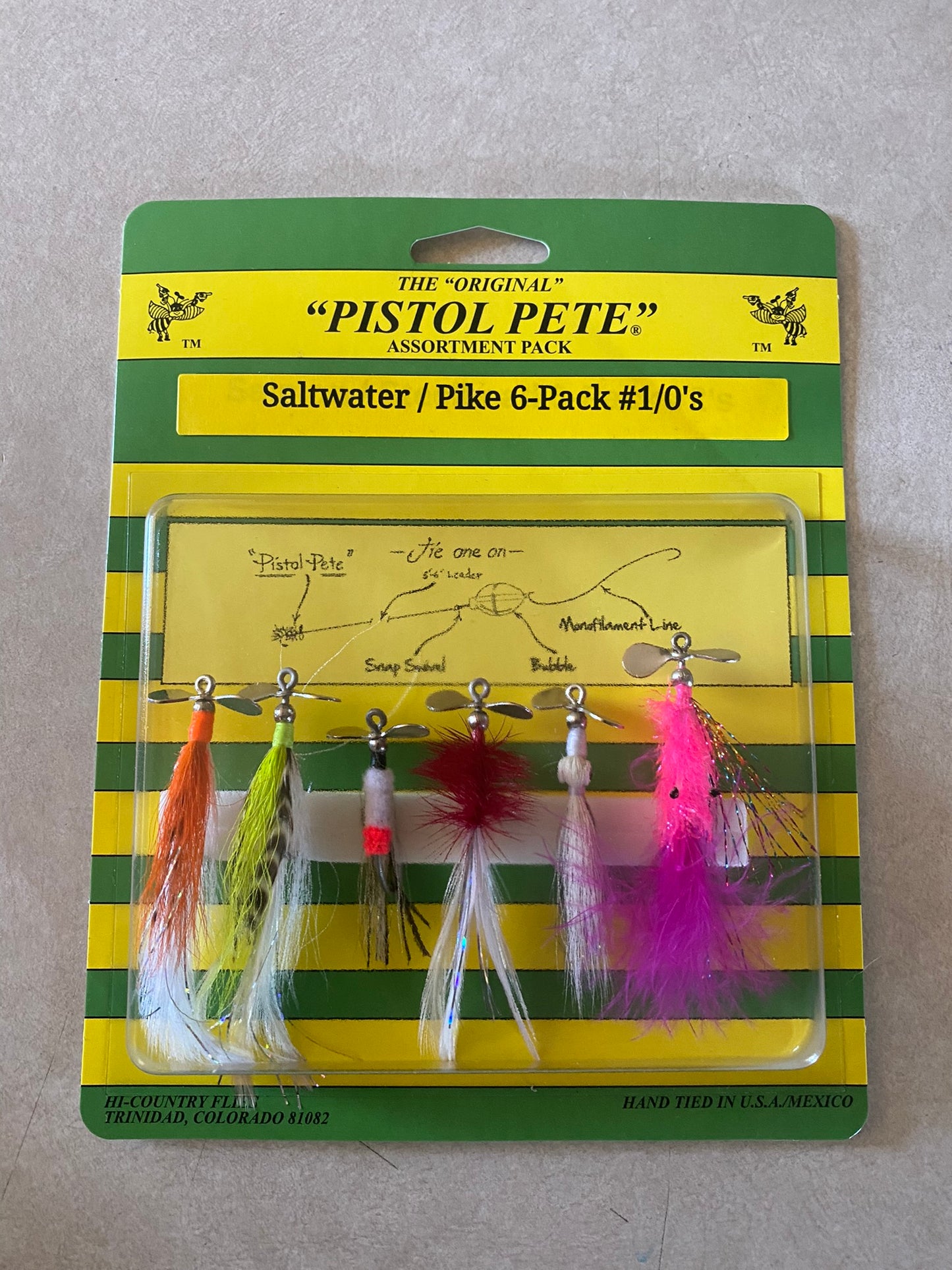 Saltwater/Pike 6-Pack (size #1/0's)